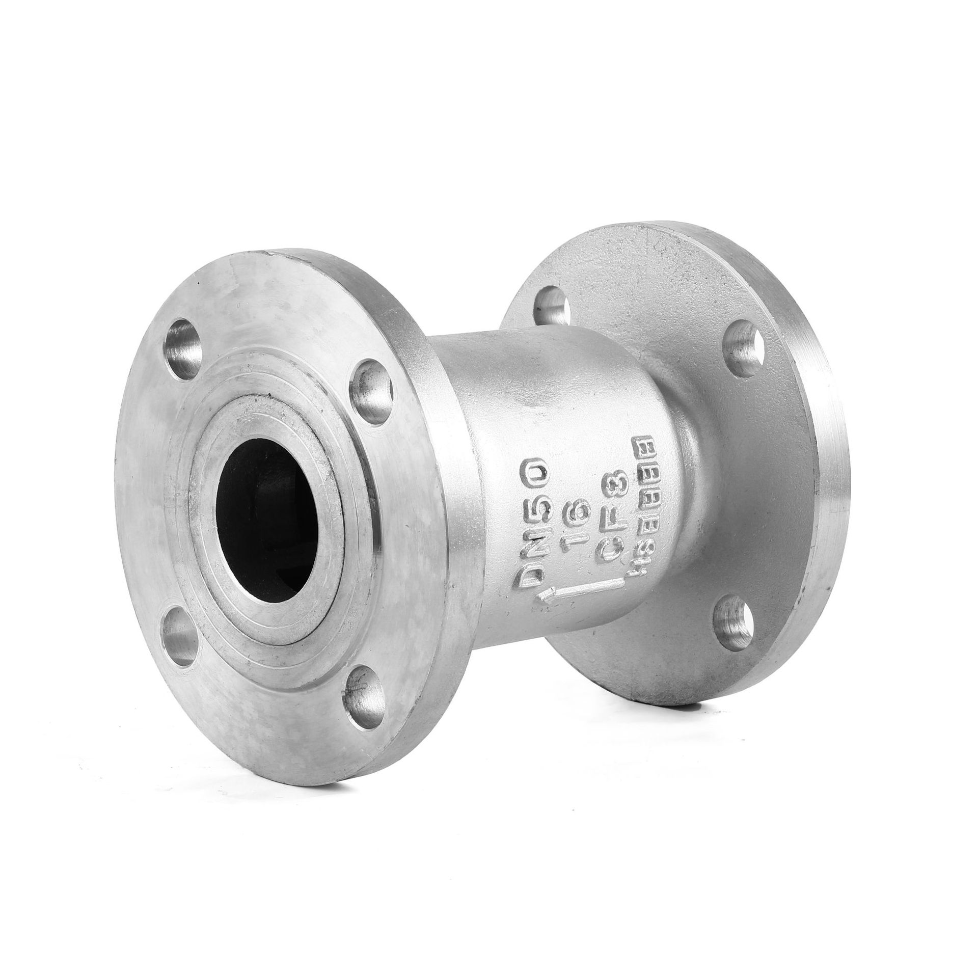 H42W-16P不锈钢法兰立式止回阀管道H42W-16P stainless steel flanged vertical check valve for piping