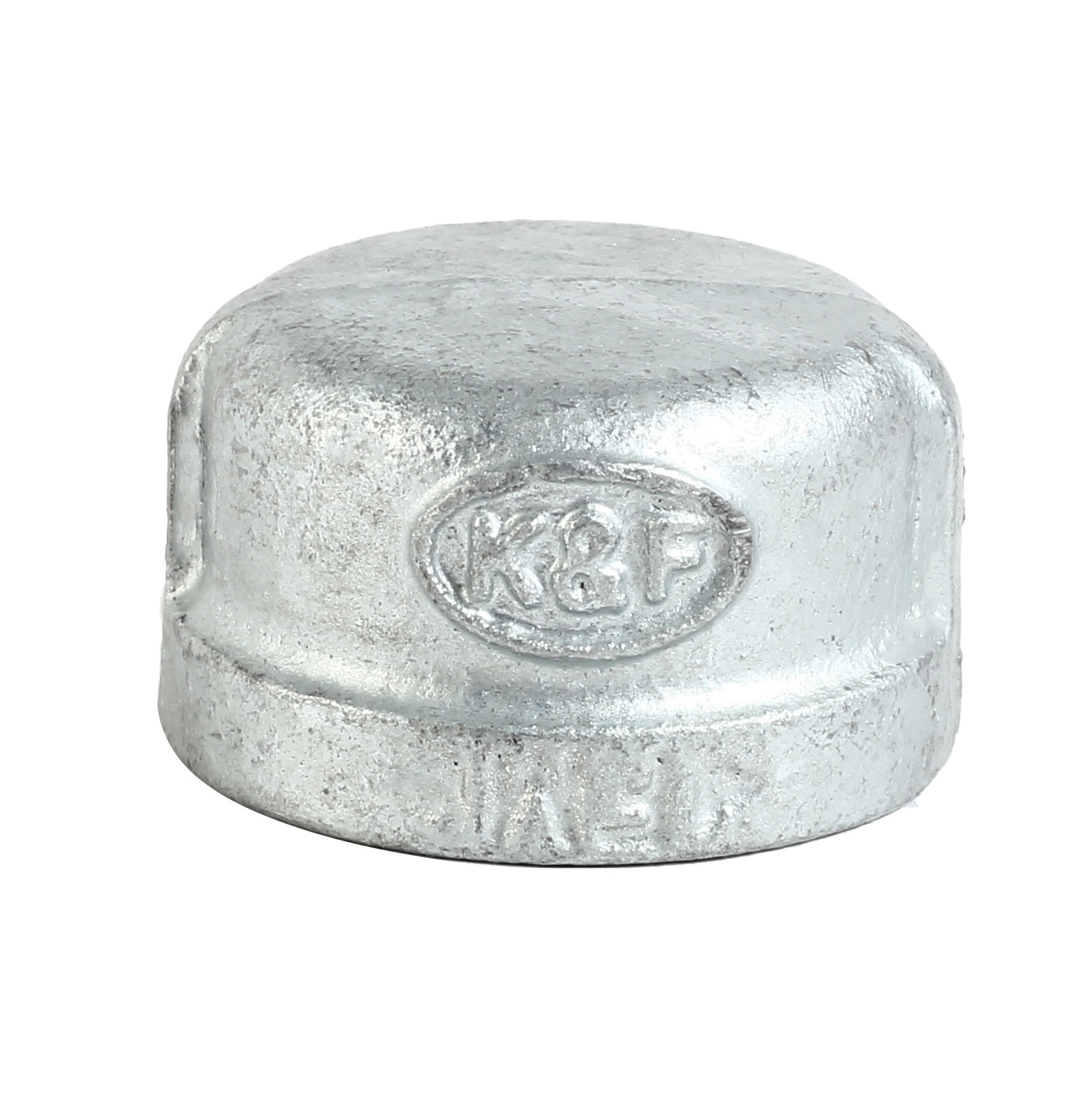 电镀水暖燃气八角玛钢镀锌管帽Electroplated water, heating and gas octagonal malleable iron galvanized pipe cap